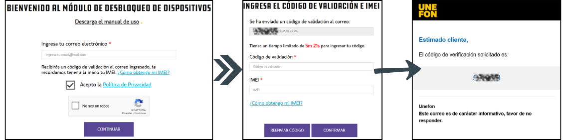 Cómo liberar un celular Unefon por IMEI directamente con el operador