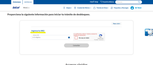 Opción 1: Telcel Directo