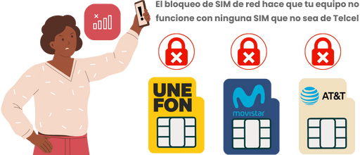 ¿Qué es el bloqueo de SIM de red en los celulares de Telcel?